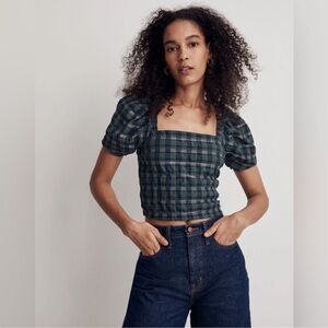 Madewell plaid top 🤍HP🥳